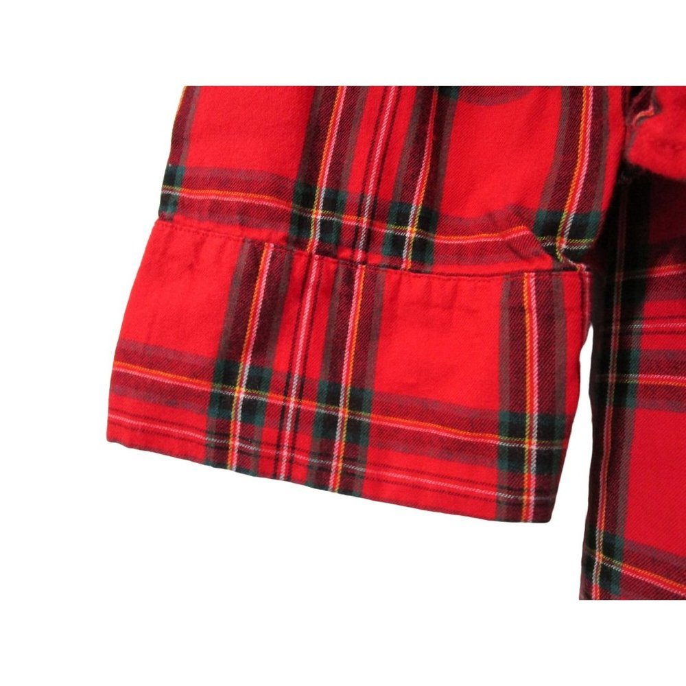 Victorias Secret Red Plaid Cotton Blend Pajama Set GUC Ladies XL Soft Comfy - Picture 9 of 15